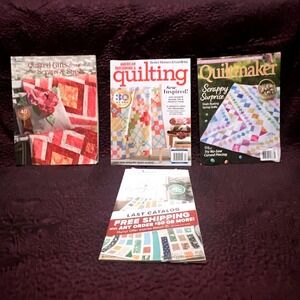 Lot Of 3 American Patchwork & Quilting Magazine April 2023 issue 181 Quiltmaker